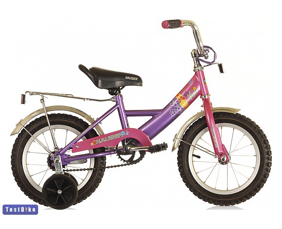 Hauser Kiwi 14" 2012 gyerek kerékpár, Pink-lila gyerek kerékpár