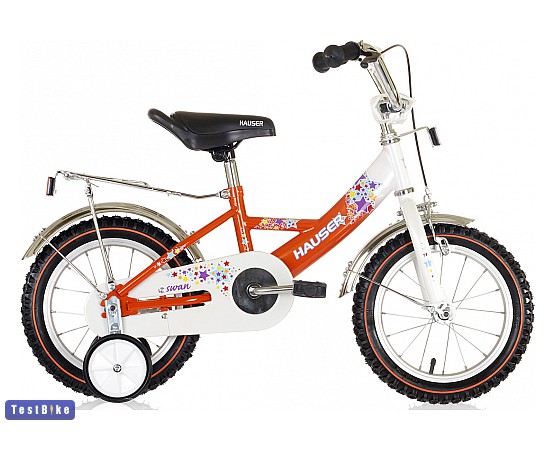 Hauser Swan 14" 2013 gyerek kerékpár, fehér-narancs