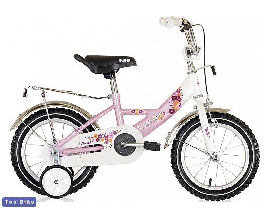 Hauser Swan 14" 2013 gyerek kerékpár, fehér-rózsaszín