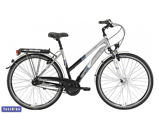 Hercules Uno 2012 városi/cruiser/fitnesz, Uno 7 - Női - Ezüst - fekete