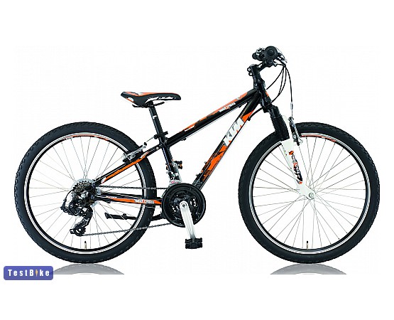 KTM Wild Cross 24" 21-G 2012 gyerek kerékpár, fekete-narancssárga-fehér gyerek kerékpár