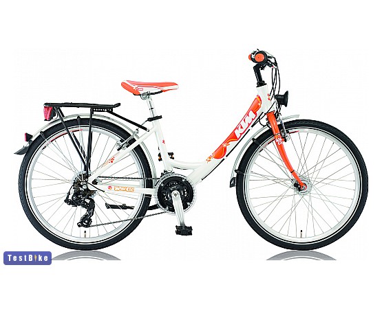 KTM Wild Cat 24" 21-G 2012 gyerek kerékpár, fehér-narancssárga-citromsárga gyerek kerékpár