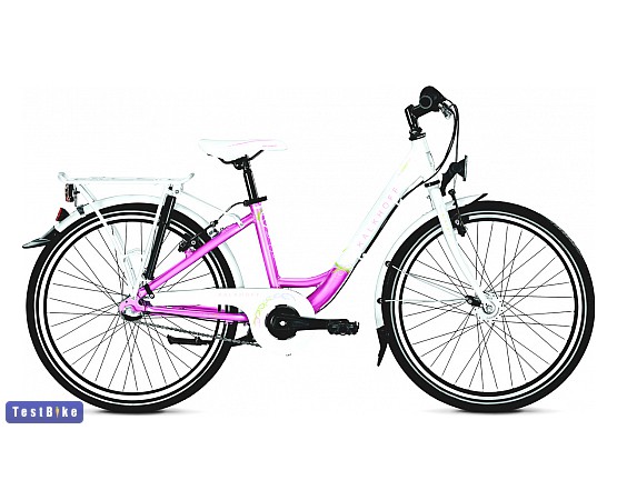 Kalkhoff Connect Girl 2014 gyerek kerékpár, Fehér-rózsaszín gyerek kerékpár