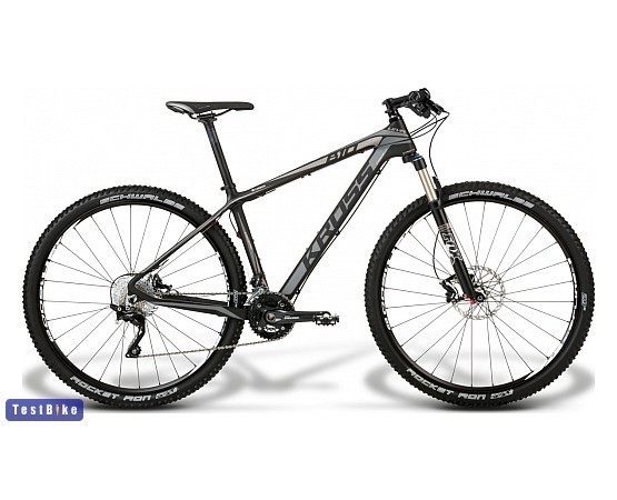 Kross Level B10 2014 mtb, Matt fekete-grafit-platina mtb