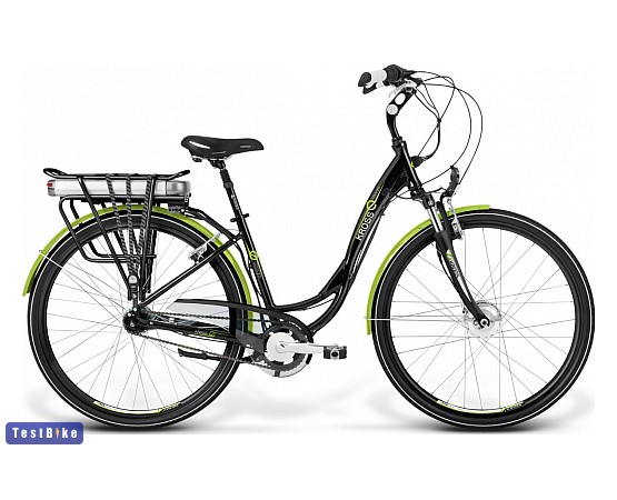 Kross Estream 2014 ebike / pedelec, Fekete-zöld-fehér ebike / pedelec