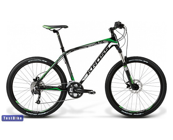 Kross Level A5 2014 mtb, Fekete-zöld-fehér  mtb