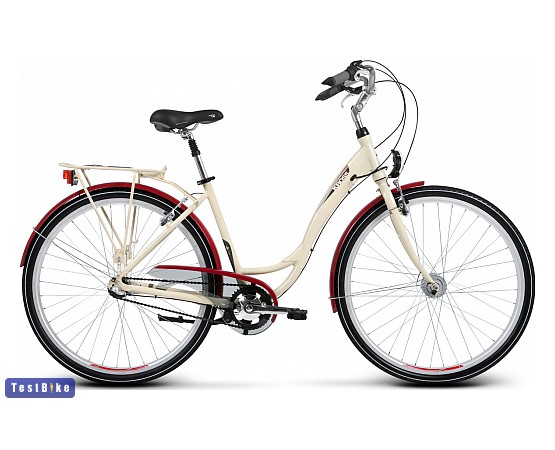 Kross Tempo Moderato 2013 városi/cruiser/fitnesz, homokszín-bordó