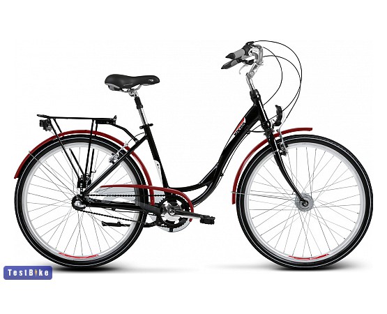 Kross Tempo Moderato 2013 városi/cruiser/fitnesz, fekete-bordó városi/cruiser/fitnesz