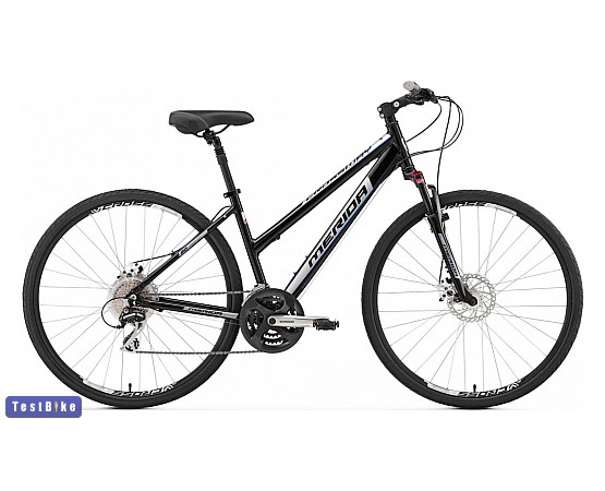 Merida Crossway 20-MD 2011 trekking, Fényes fekete - ezüst-kék (női)