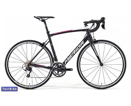 Merida Ride 400 2016 országúti, Fekete-fehér-magenta (Team Replica)