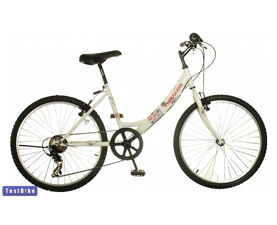 Neuzer Cindy 24 2014 gyerek kerékpár, Fehér-pink-szürke  gyerek kerékpár