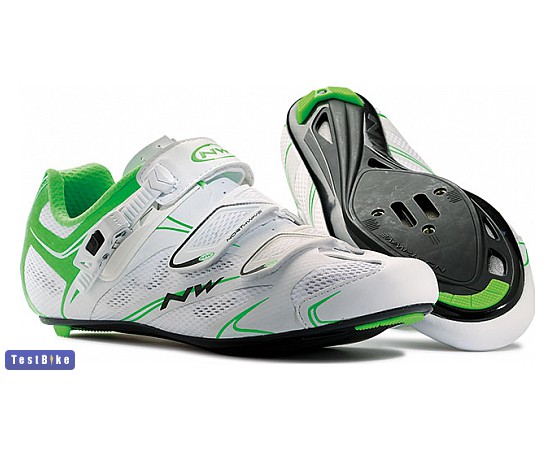 Northwave Sonic SRS 2015 kerékpáros cipő, Fehér-zöld