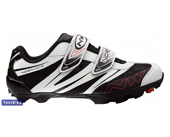 Northwave Spike Pro 2014 kerékpáros cipő, Fehér-fekete