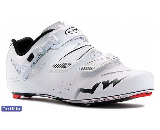 Northwave Torpedo SRS 2015 kerékpáros cipő, Fehér kerékpáros cipő