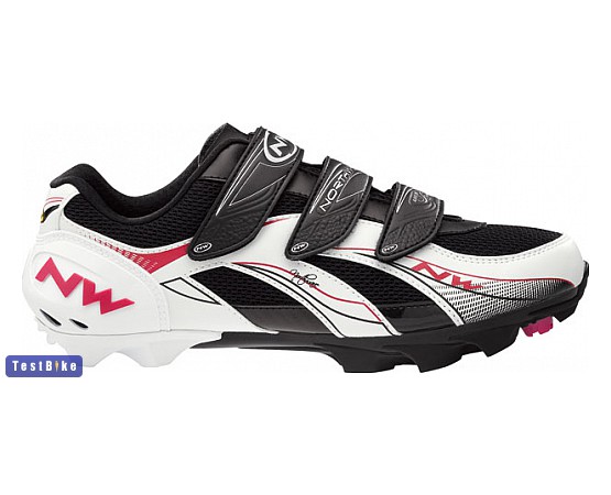 Northwave Vega 2014 kerékpáros cipő, Fehér-fekete-fukszia