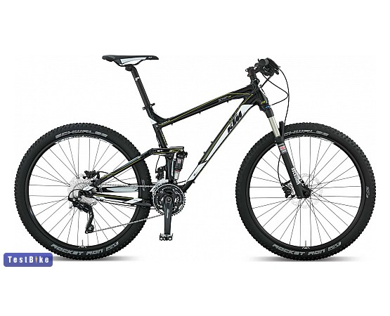 KTM Scarp 274 2014 mtb, Fekete-fehér-neonsárga mtb