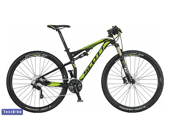 Scott Spark 950 2014 mtb, Fekete-neonzöld-fehér mtb