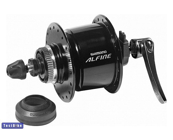 Shimano Alfine agydinamó 2014 kerékagy, DH-S501 zongorafekete