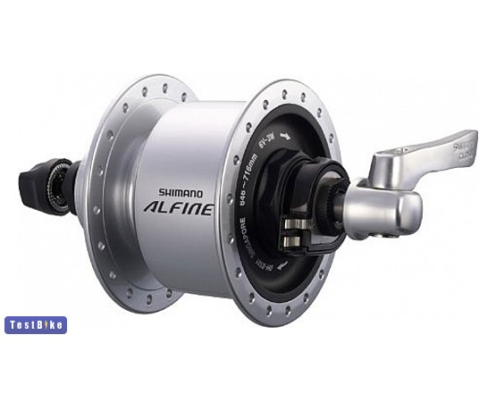 Shimano Alfine agydinamó 2014 kerékagy, DH-S501 ezüst