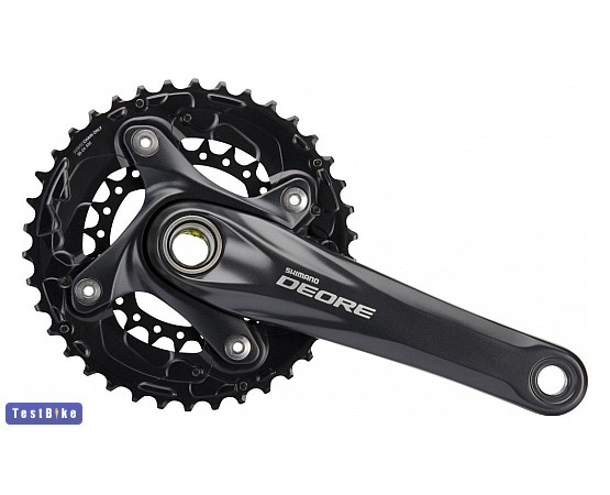 Shimano Deore 2015 hajtókar, FC-M615 fekete