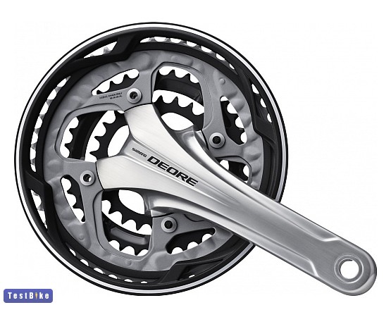 Shimano Deore 2015 hajtókar, FC-T611 ezüst