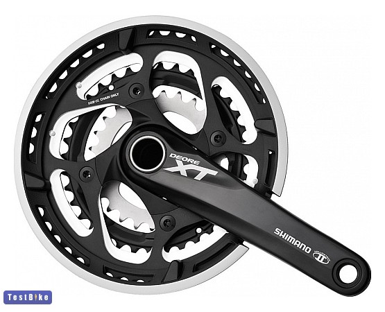 Shimano Deore XT trekking 2012 hajtókar, Fekete 