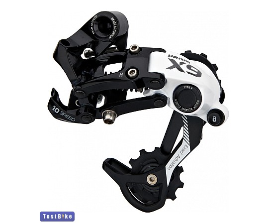 Sram X9 2012 hátsó váltó, X9 TYPE 2-10s fehér