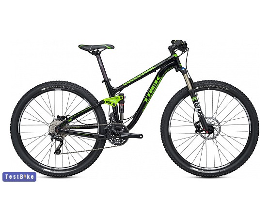 Trek Fuel EX 7 2014 mtb, Trek Black-Lime Green mtb
