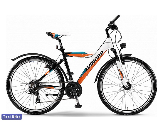 Winora Blaster 2013 gyerek kerékpár, fekete-narancssárga-fehér gyerek kerékpár