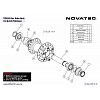 Novatec D711SB első 2010 kerékagy, sirfrancisd képe